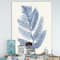 Designart - Forest Ferns Blue - Cottage Premium Canvas Wall Art